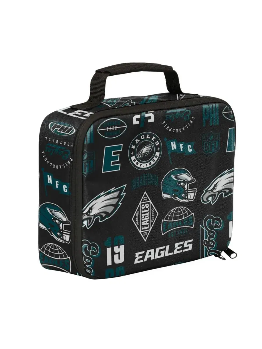 Рюкзак и ланч-бокс Philadelphia Eagles Outerstuff — изображение 2 из 5, черный