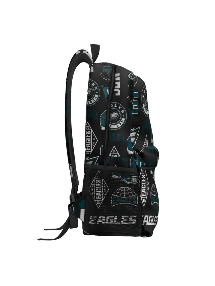 Рюкзак и ланч-бокс Philadelphia Eagles Outerstuff — изображение 3 из 5, черный