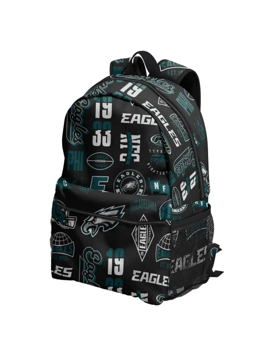 Рюкзак и ланч-бокс Philadelphia Eagles Outerstuff — изображение 5 из 5, черный