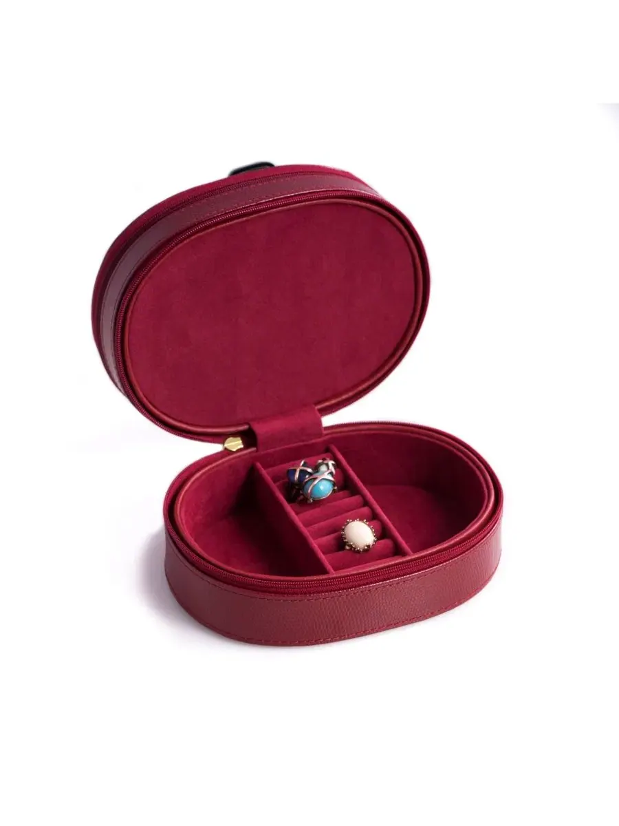 Двухуровневая ювелирная шкатулка Lizard с зеркалом Bey-Berk — изображение 4 из 4, мульти