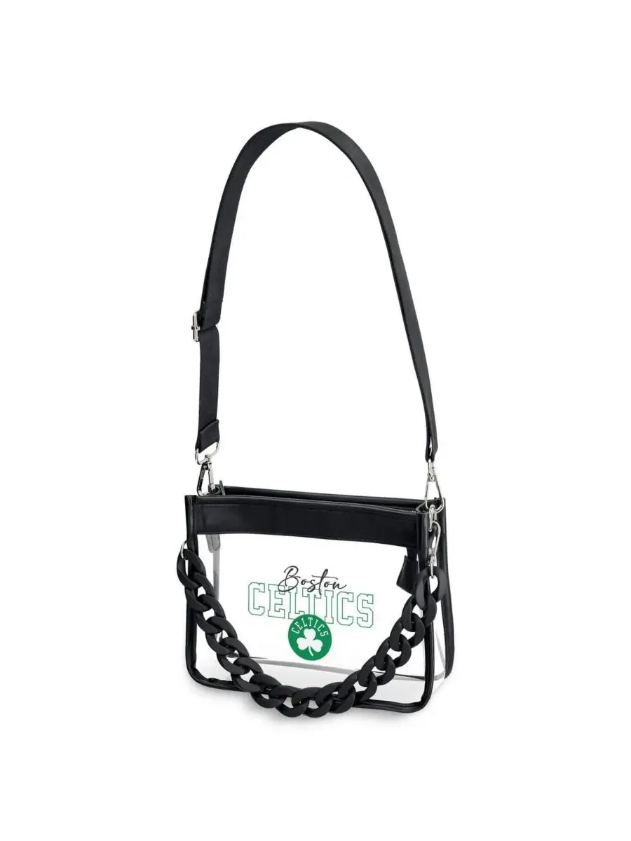 Мини-сумочка через плечо с пластиковой цепочкой Boston Celtics Wear By Erin Andrews