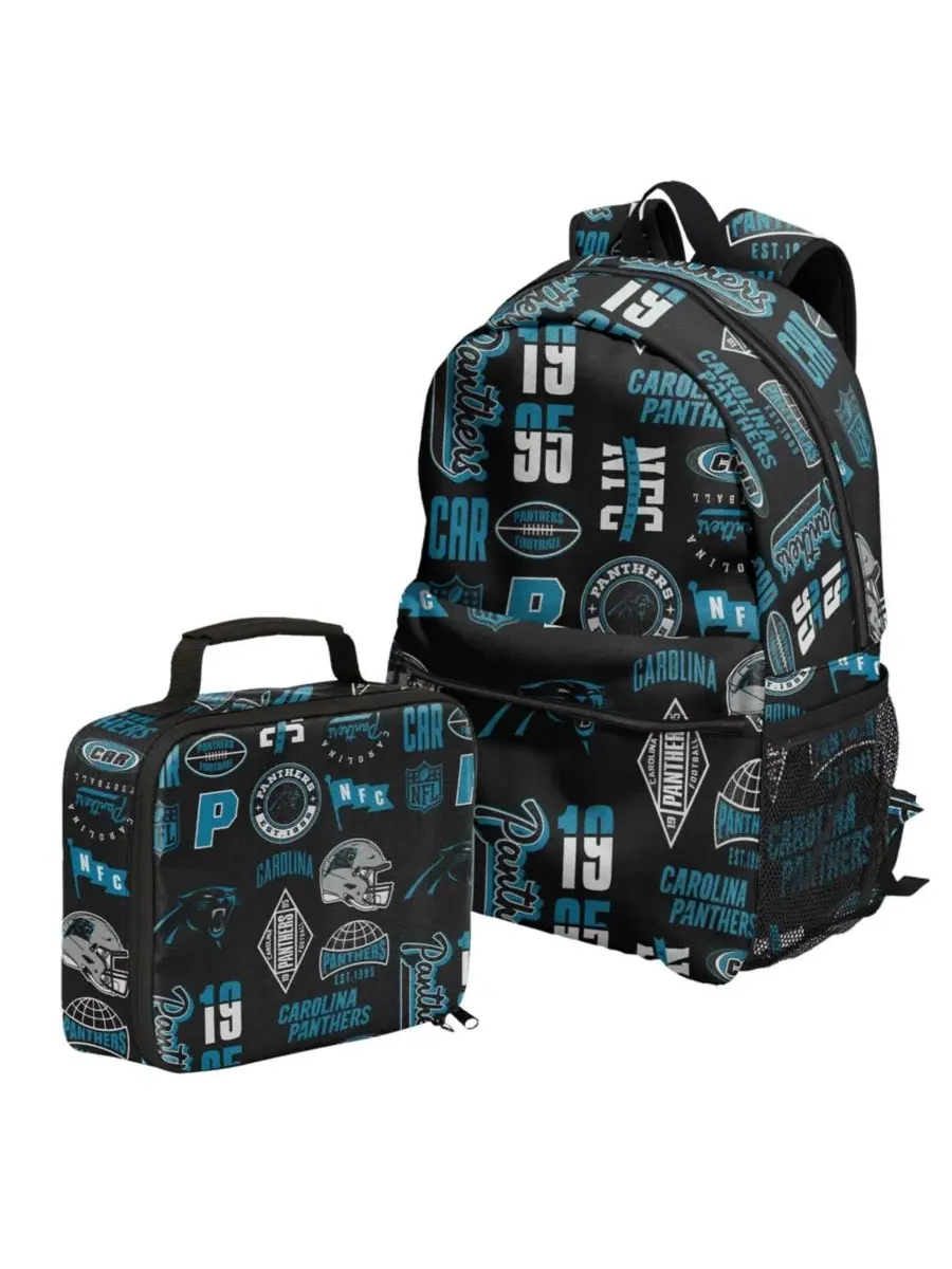 Рюкзак с ланч-боксом Carolina Panthers Outerstuff