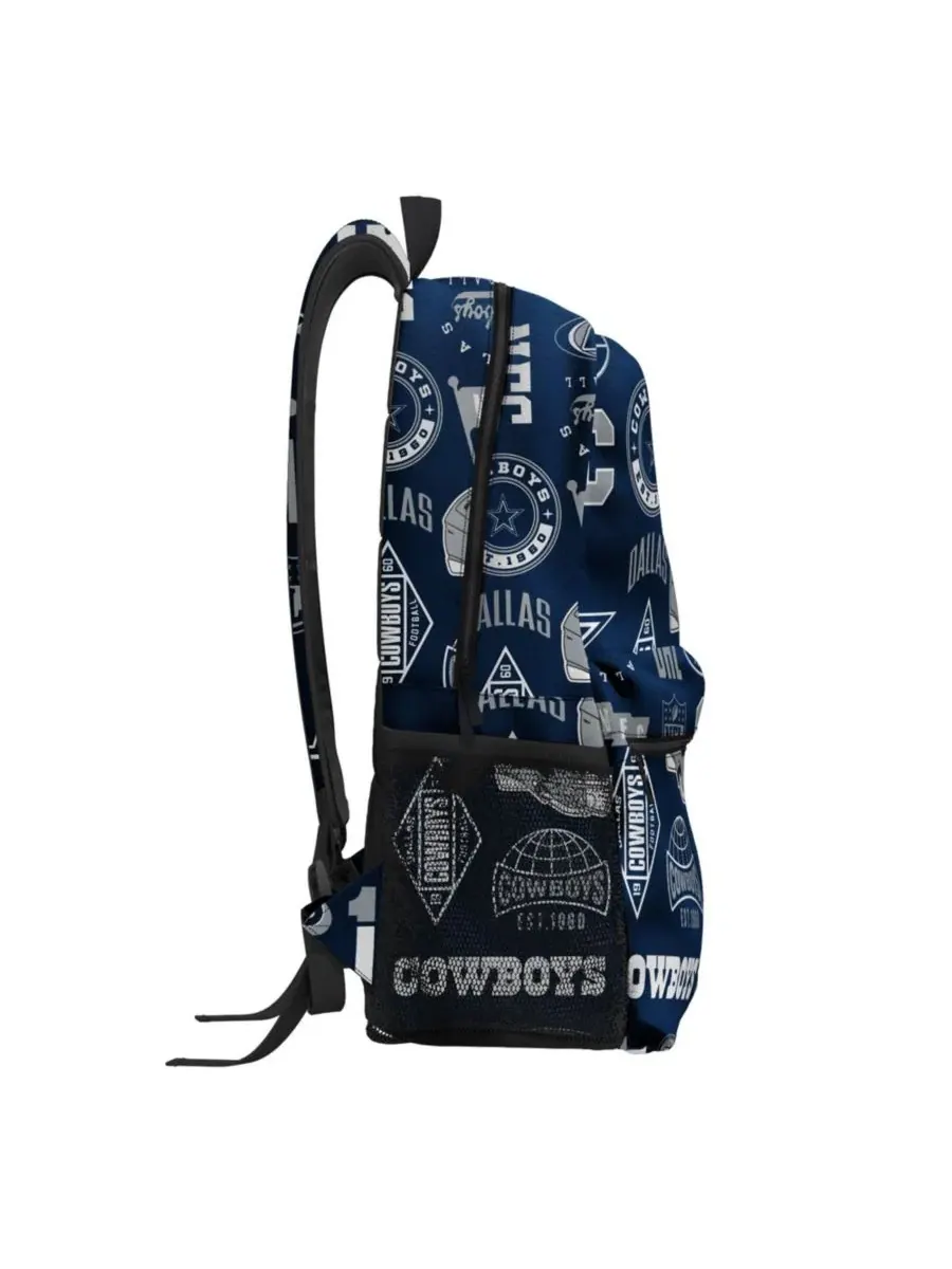 Рюкзак и ланч-бокс Dallas Cowboys Outerstuff — изображение 4 из 6, синий