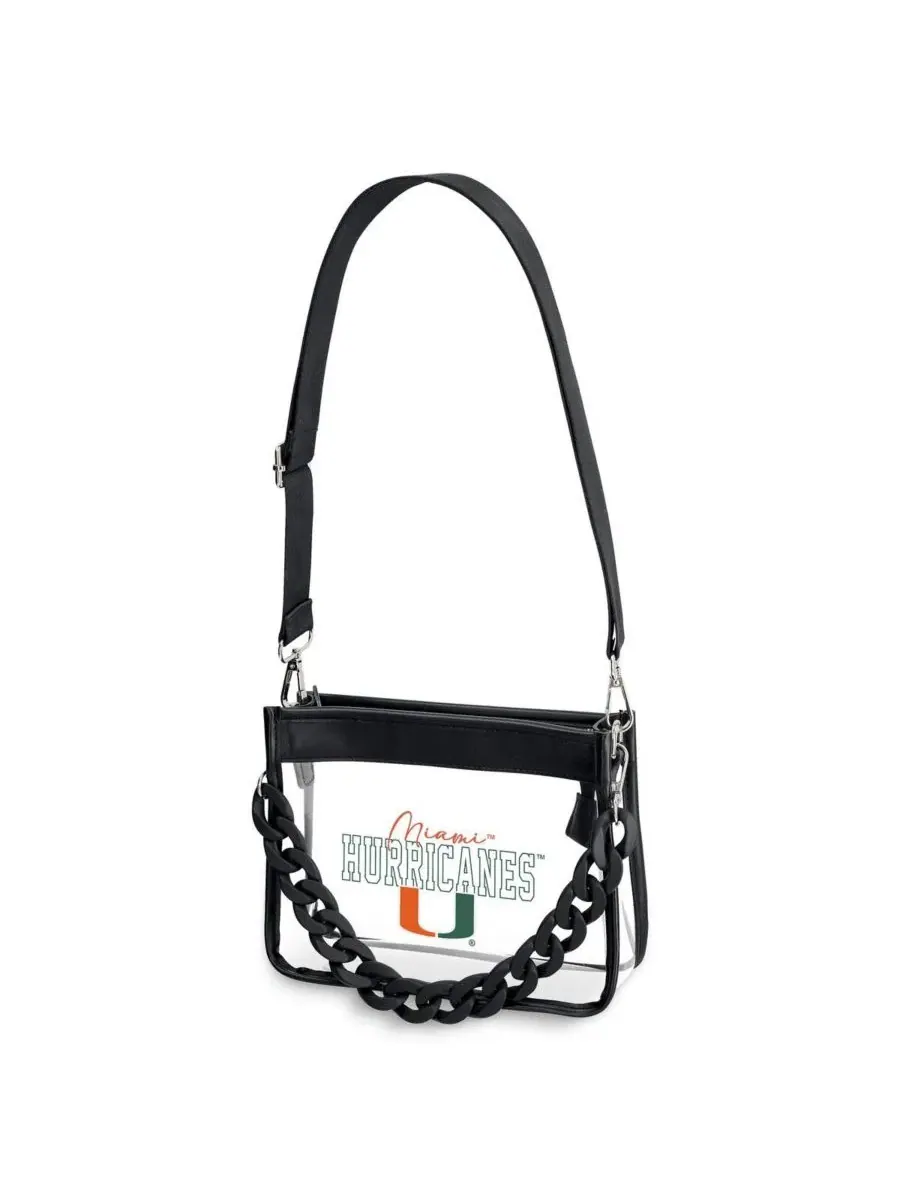Мини-кроссбоди с цепочкой Miami Hurricanes WEAR by Erin Andrews