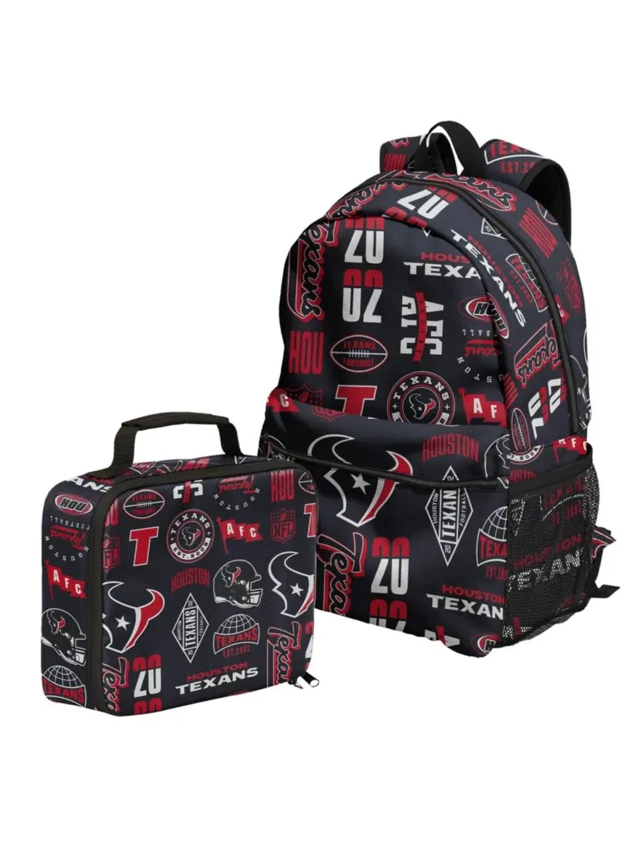 Рюкзак с ланч-боксом Houston Texans Navy Outerstuff