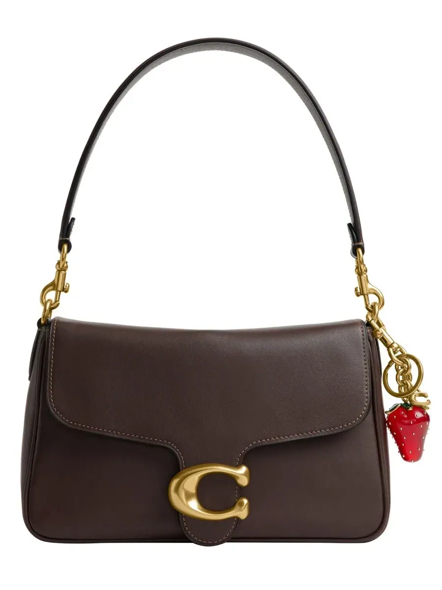 Брелок для сумки в виде клубники Coach — изображение 2 из 3, красный