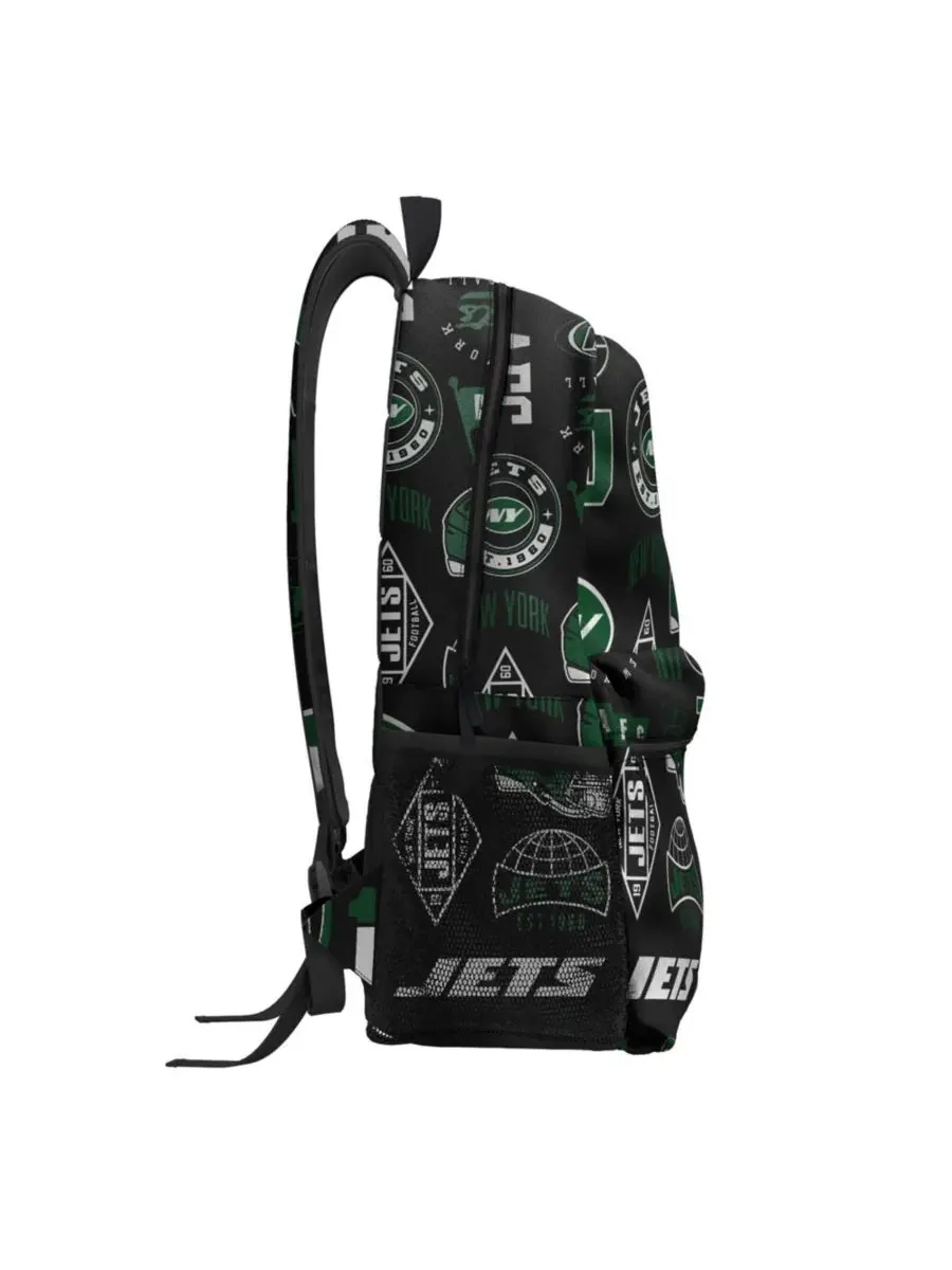Рюкзак с ланч-боксом New York Jets Backpack and Lunchbox Set Outerstuff — изображение 3 из 5, черный