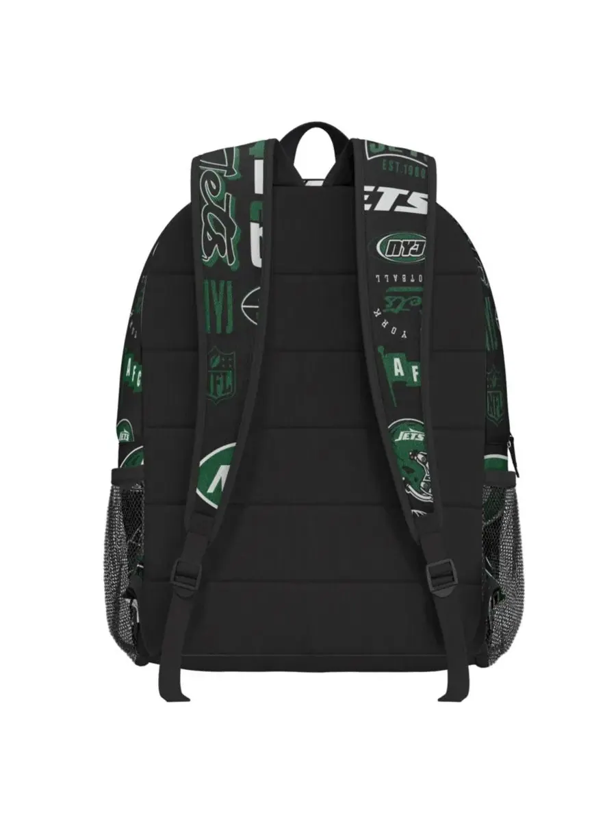 Рюкзак с ланч-боксом New York Jets Backpack and Lunchbox Set Outerstuff — изображение 4 из 5, черный