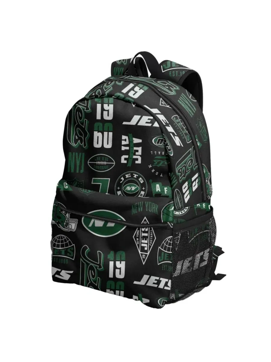 Рюкзак с ланч-боксом New York Jets Backpack and Lunchbox Set Outerstuff — изображение 5 из 5, черный