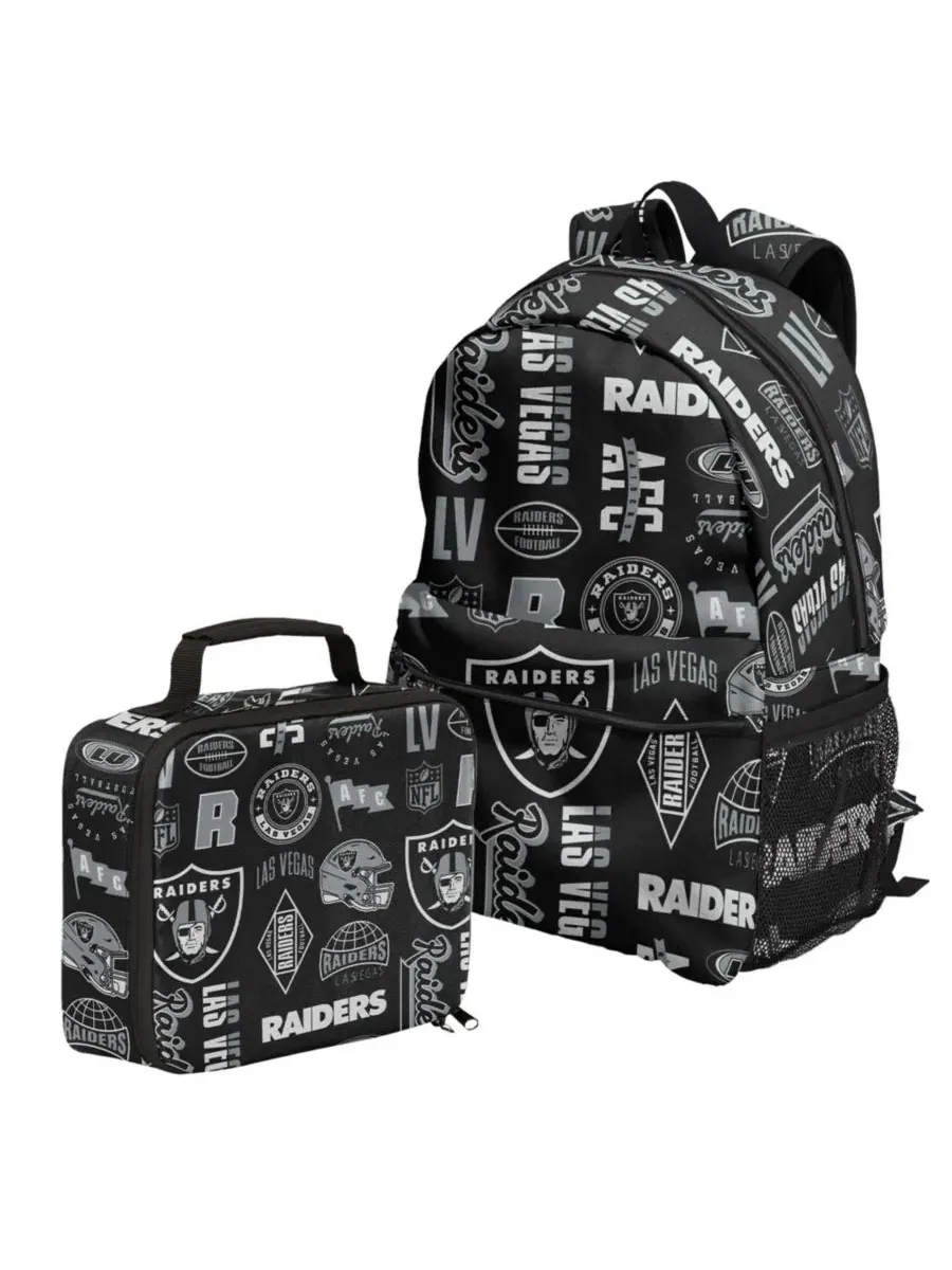 Рюкзак с ланч-боксом Las Vegas Raiders Outerstuff