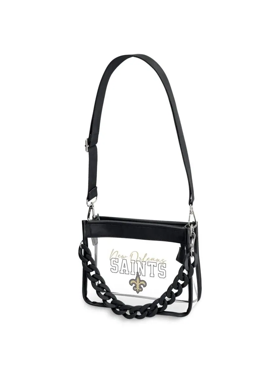 Мини-сумка через плечо с цепочкой New Orleans Saints WEAR by Erin Andrews