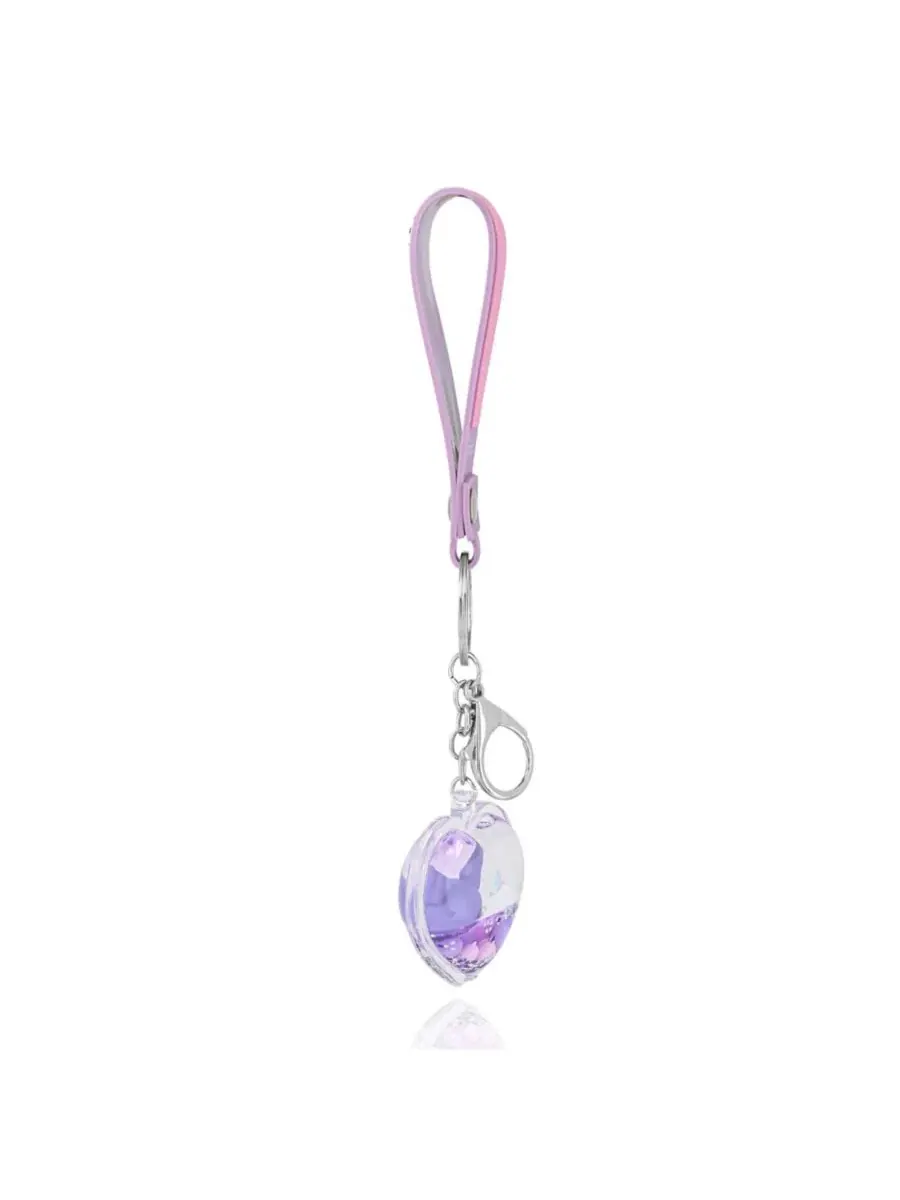 Брелок Kuromi Purple Heart Liquid Hello Kitty — изображение 2 из 3