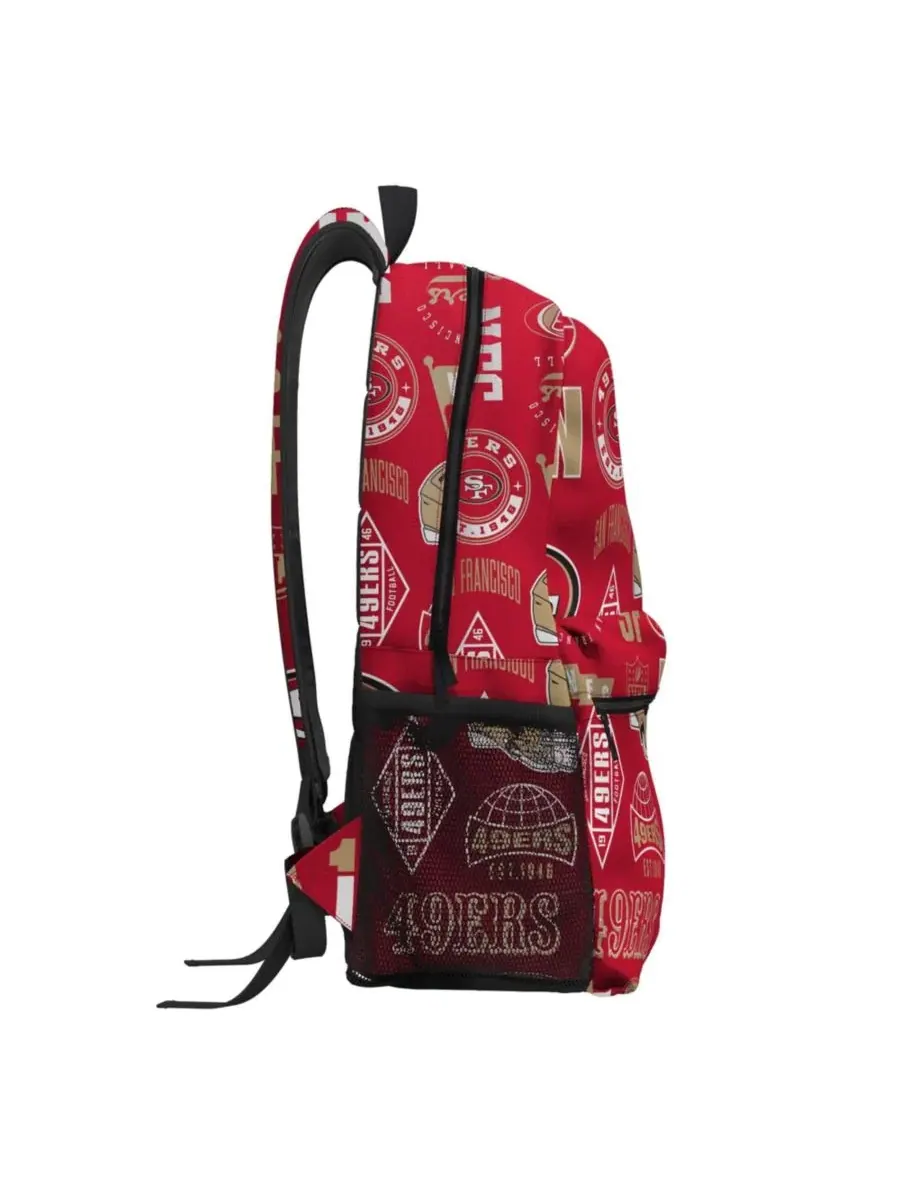 Рюкзак и ланч-бокс San Francisco 49ers Outerstuff — изображение 4 из 6, красный