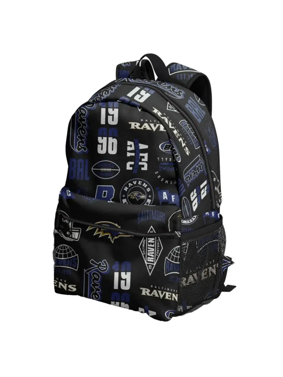 Рюкзак и ланч-бокс с символикой Baltimore Ravens Outerstuff — изображение 2 из 6, черный