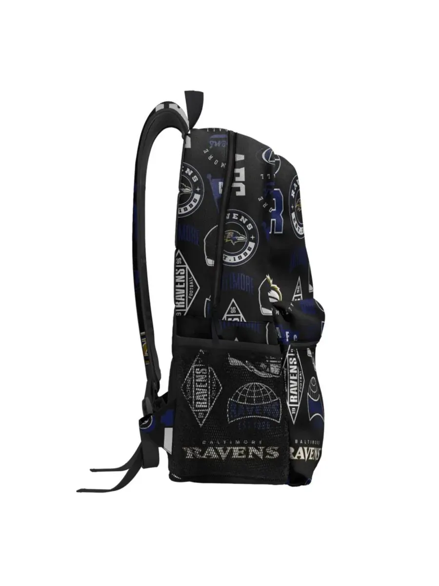 Рюкзак и ланч-бокс с символикой Baltimore Ravens Outerstuff — изображение 4 из 6, черный