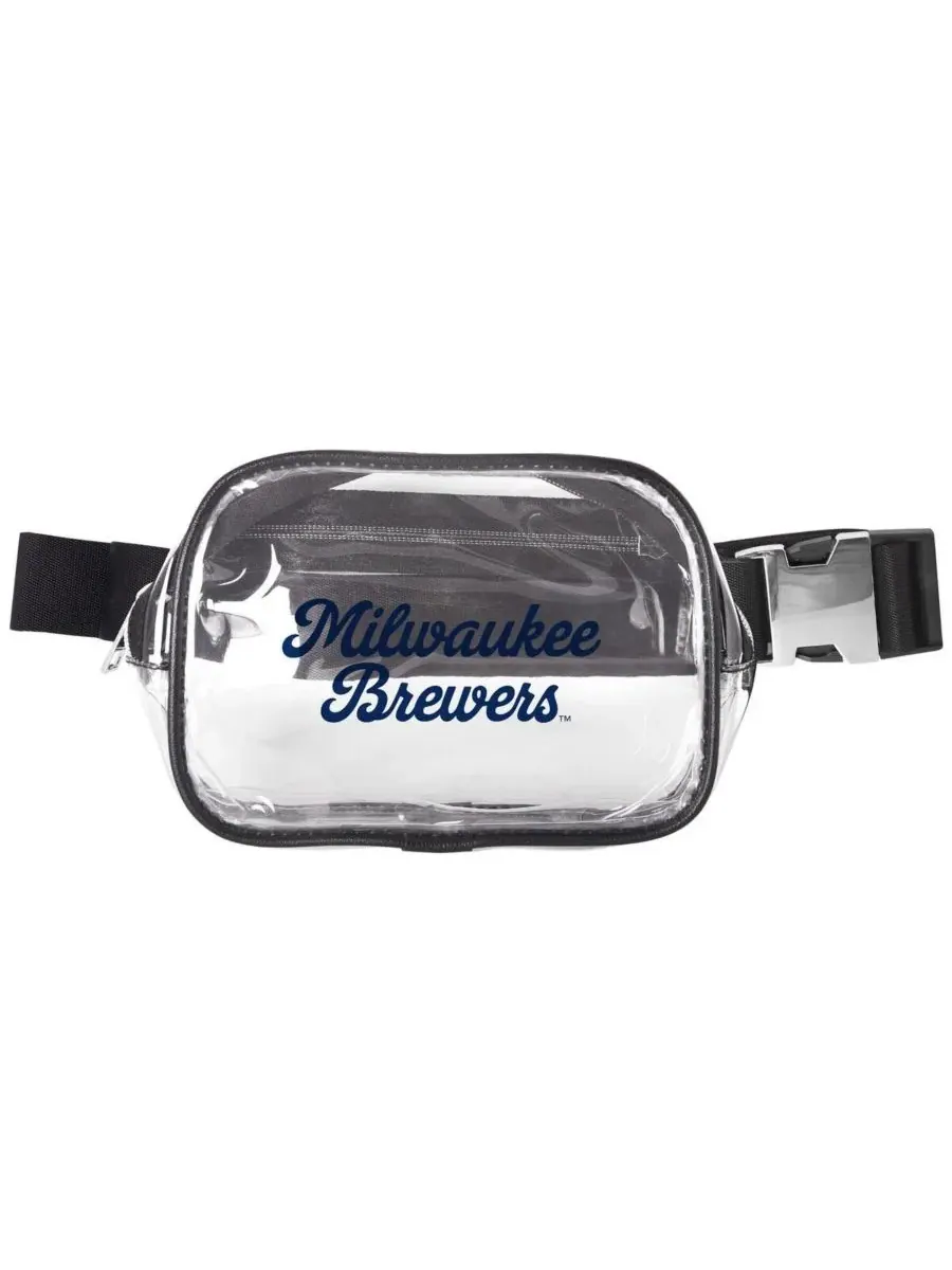 Logo Brands Прозрачная поясная сумка Milwaukee Brewers