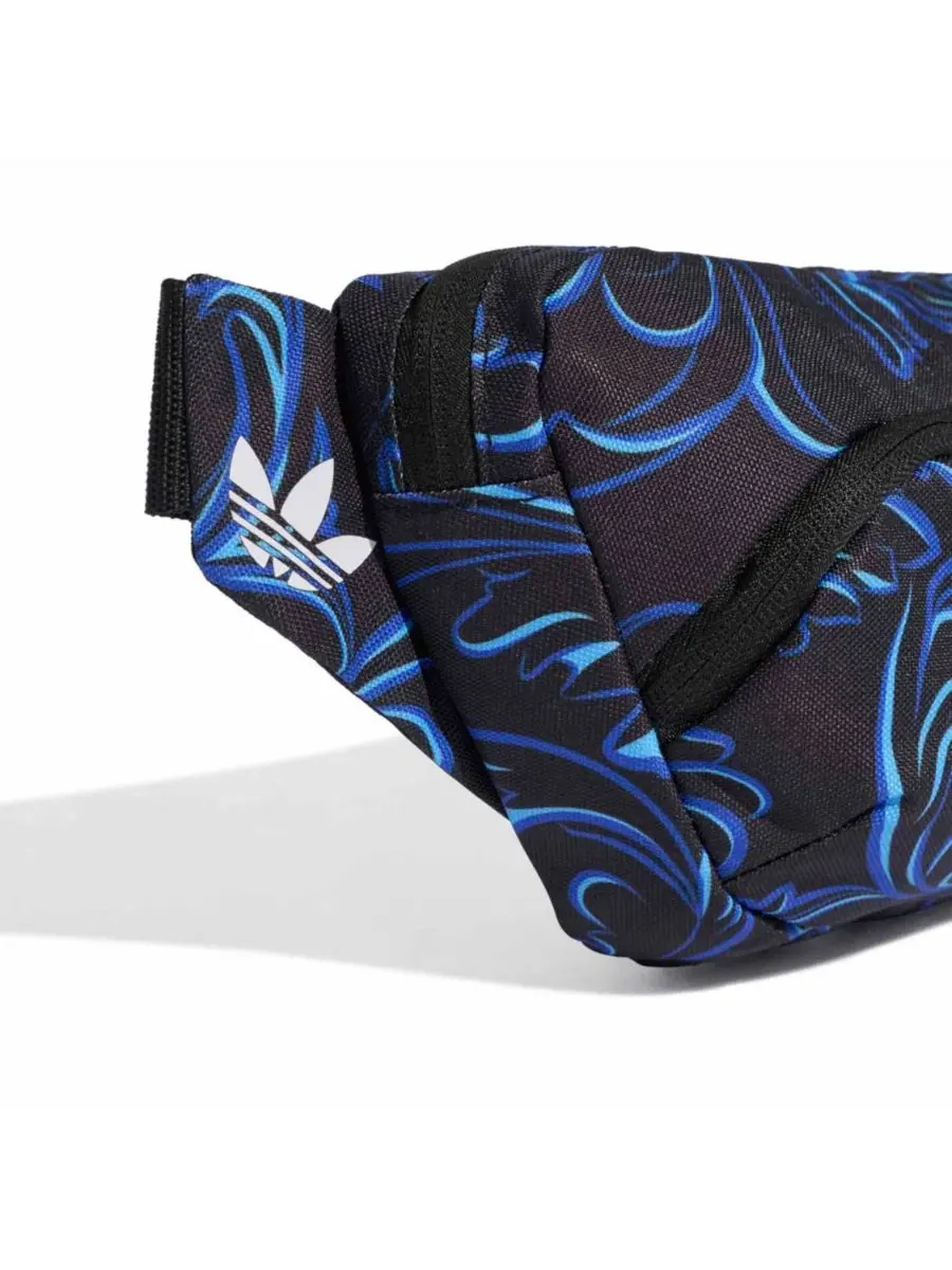 Мужская и женская черная поясная сумка сборной Аргентины Adidas — 5