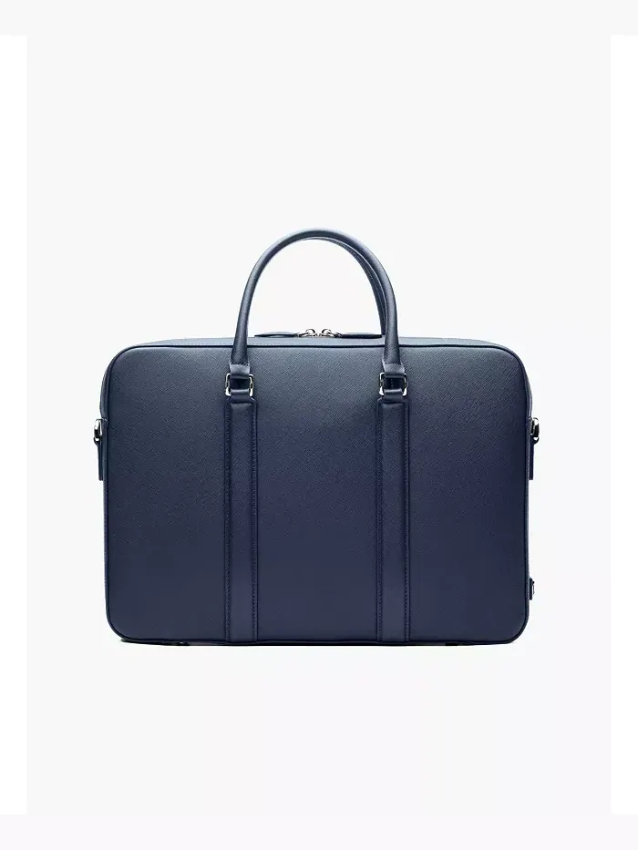 Мужской кожаный портфель Manhattan Monochrome MAVERICK & CO. — 4