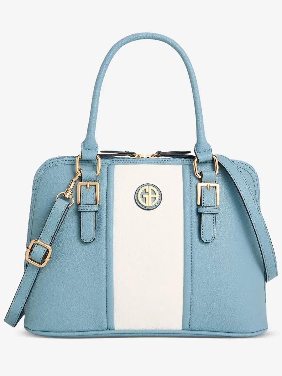 Вертикальная цветовая сумка-седло Dome Satchel Giani Bernini, Chambray/W