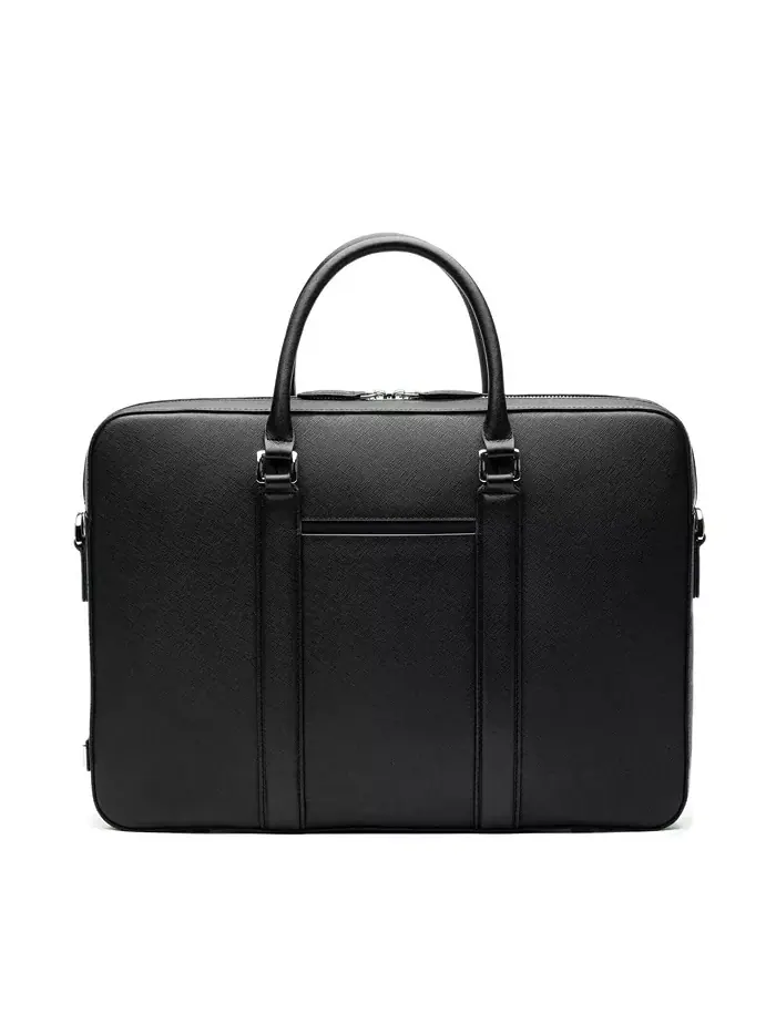 Мужской кожаный портфель Manhattan Monochrome MAVERICK & CO.