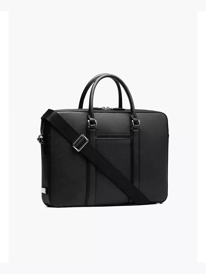 Мужской кожаный портфель Manhattan Monochrome MAVERICK & CO. — 3