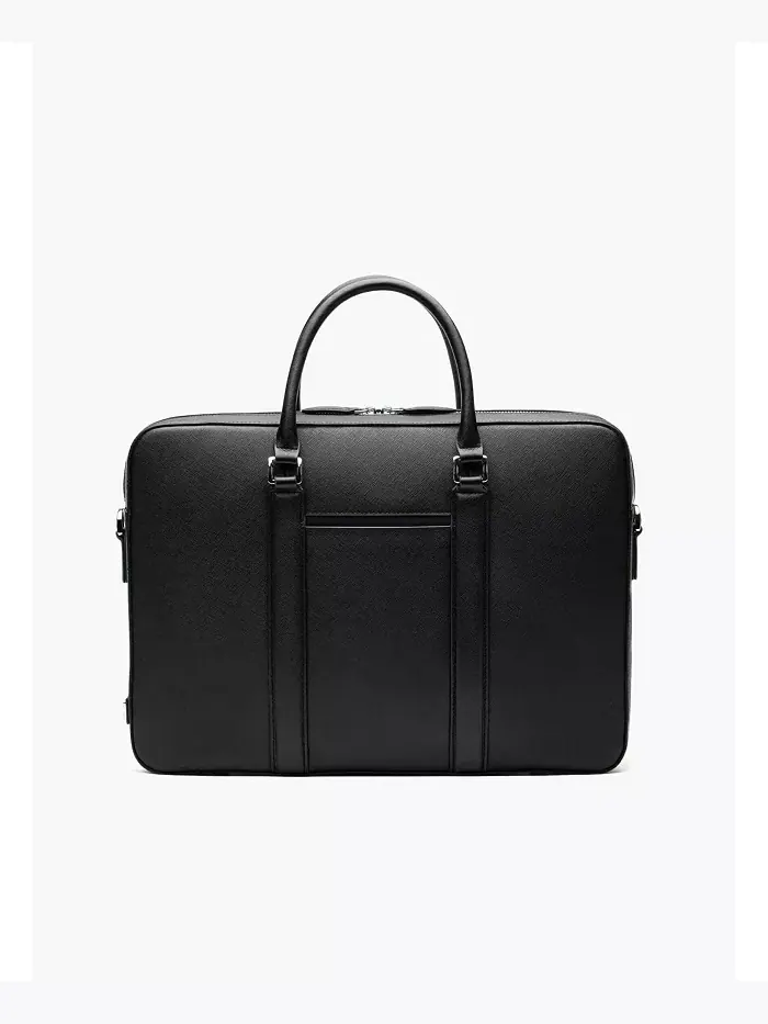 Мужской кожаный портфель Manhattan Monochrome MAVERICK & CO. — 6