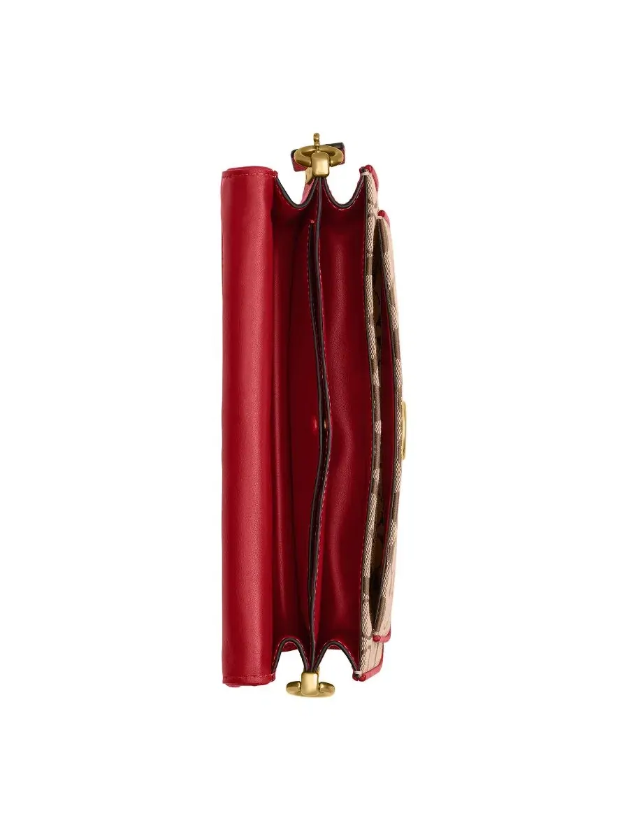 Сумка-шопер COACH Tabby Medium Soft Signature Jacquard, Brass/Poppy Signature — изображение 4 из 8