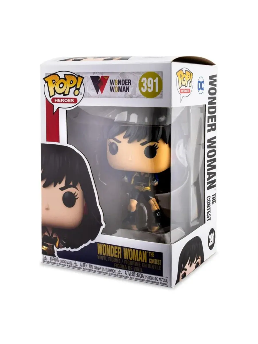 Pop! Heroes Wonder Woman 80th - Коллекционная фигурка Чудо-женщины (Конкурс) Funko — 6