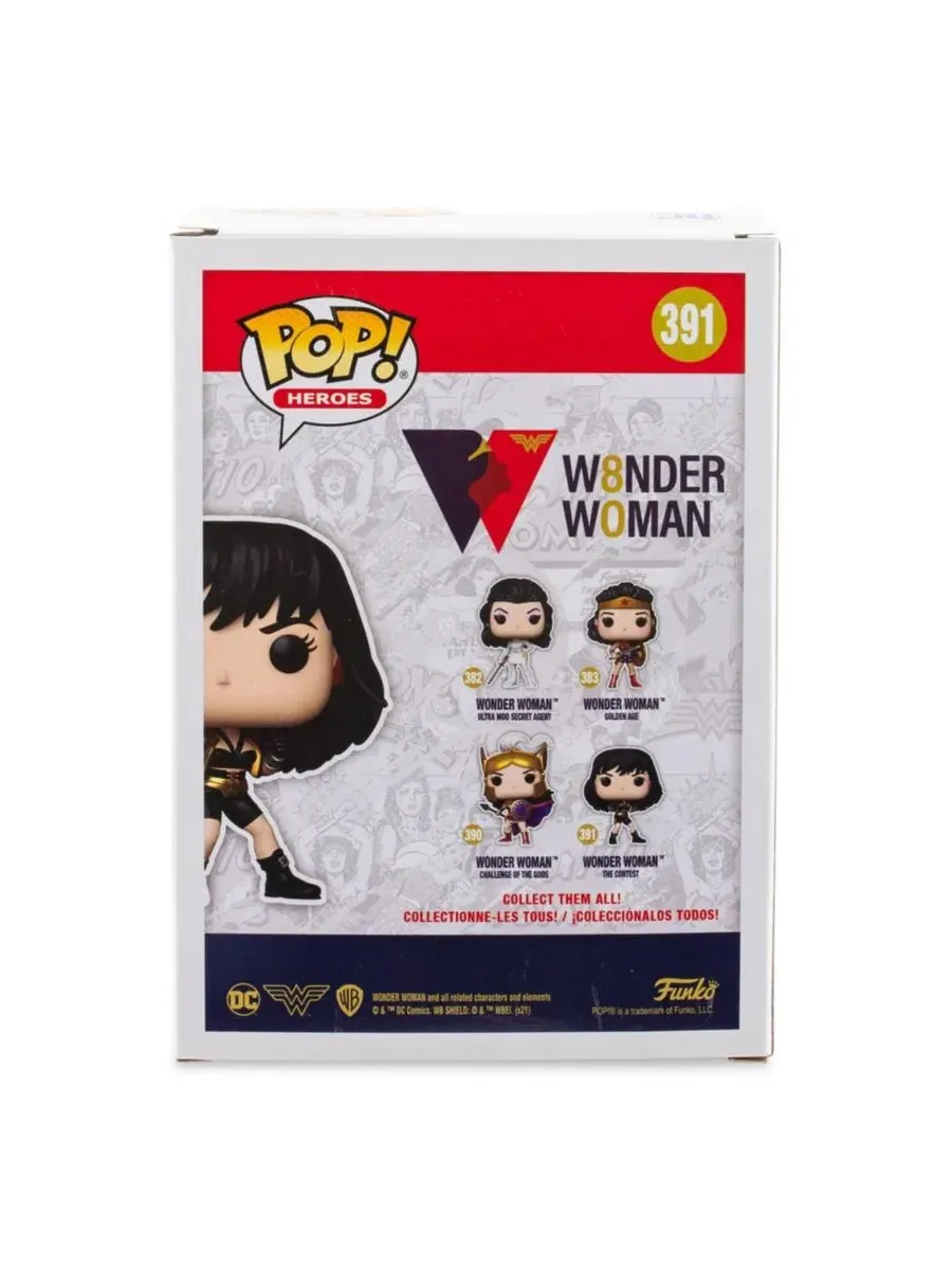 Pop! Heroes Wonder Woman 80th - Коллекционная фигурка Чудо-женщины (Конкурс) Funko — 8