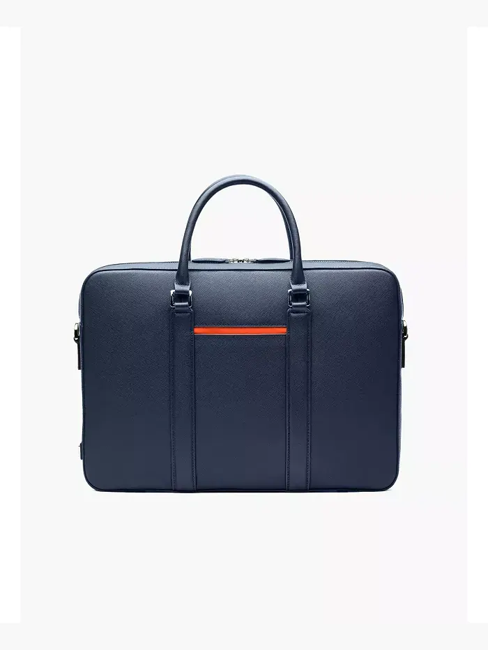 Мужской кожаный портфель Manhattan MAVERICK & CO. — 6