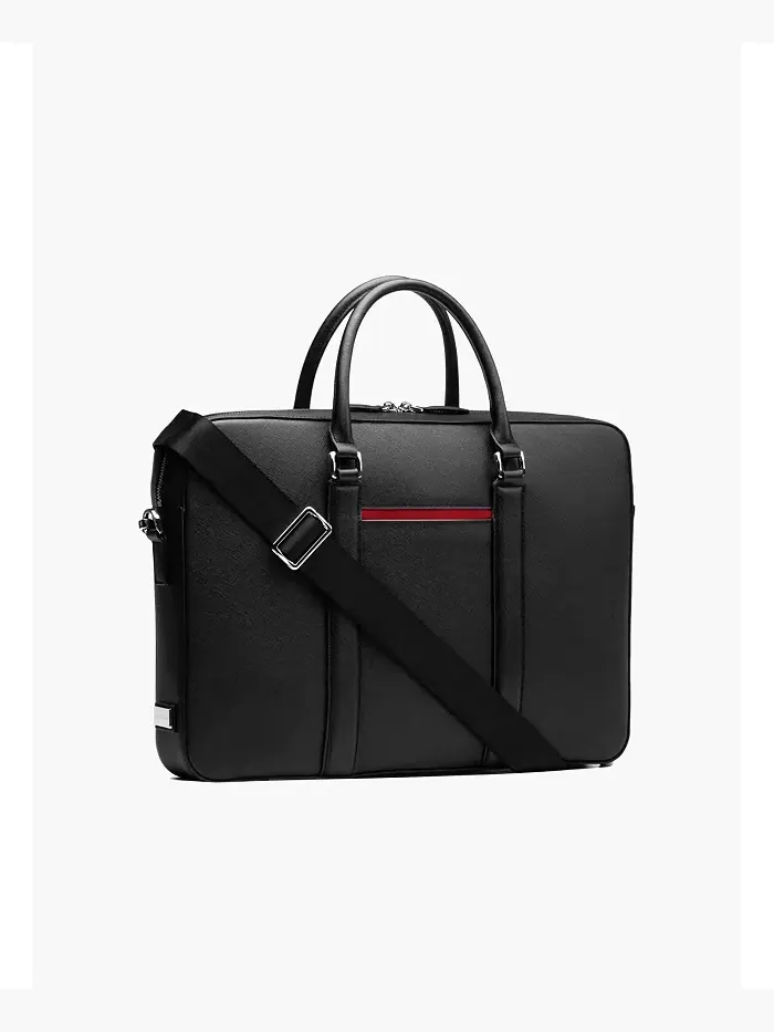 Мужской кожаный портфель Manhattan MAVERICK & CO. — 3
