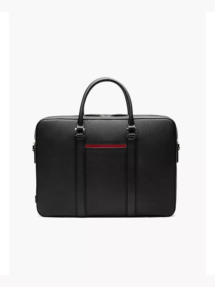 Мужской кожаный портфель Manhattan MAVERICK & CO. — 6