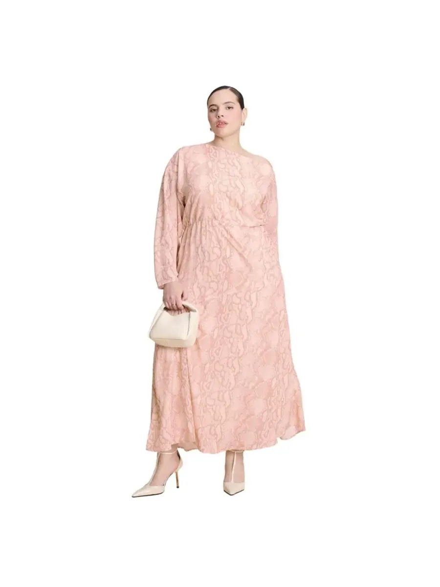 Женское асимметричное платье на одно плечо ELOQUII, Snakeskin Sheer