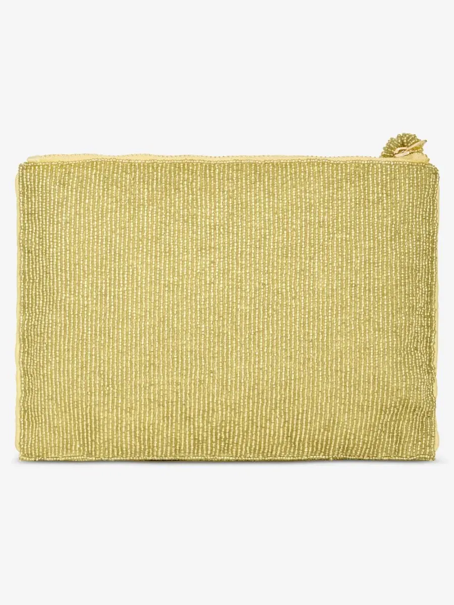 Бусированный клатч с застежкой-молнией, модель Beaded Zipper Wristlet On 34th, Nautical B — изображение 2 из 7