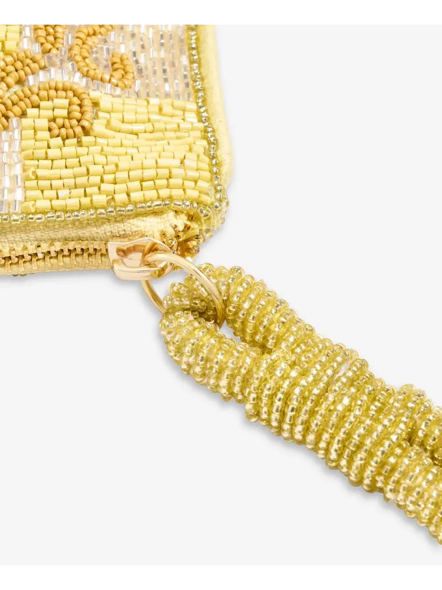 Бусированный клатч с застежкой-молнией, модель Beaded Zipper Wristlet On 34th, Nautical B — изображение 6 из 7
