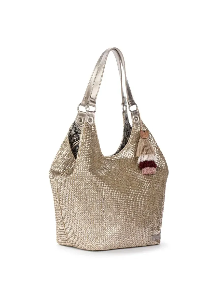 Сумка-шопер Roma Sakroots, Pyrite Straw — изображение 2 из 3