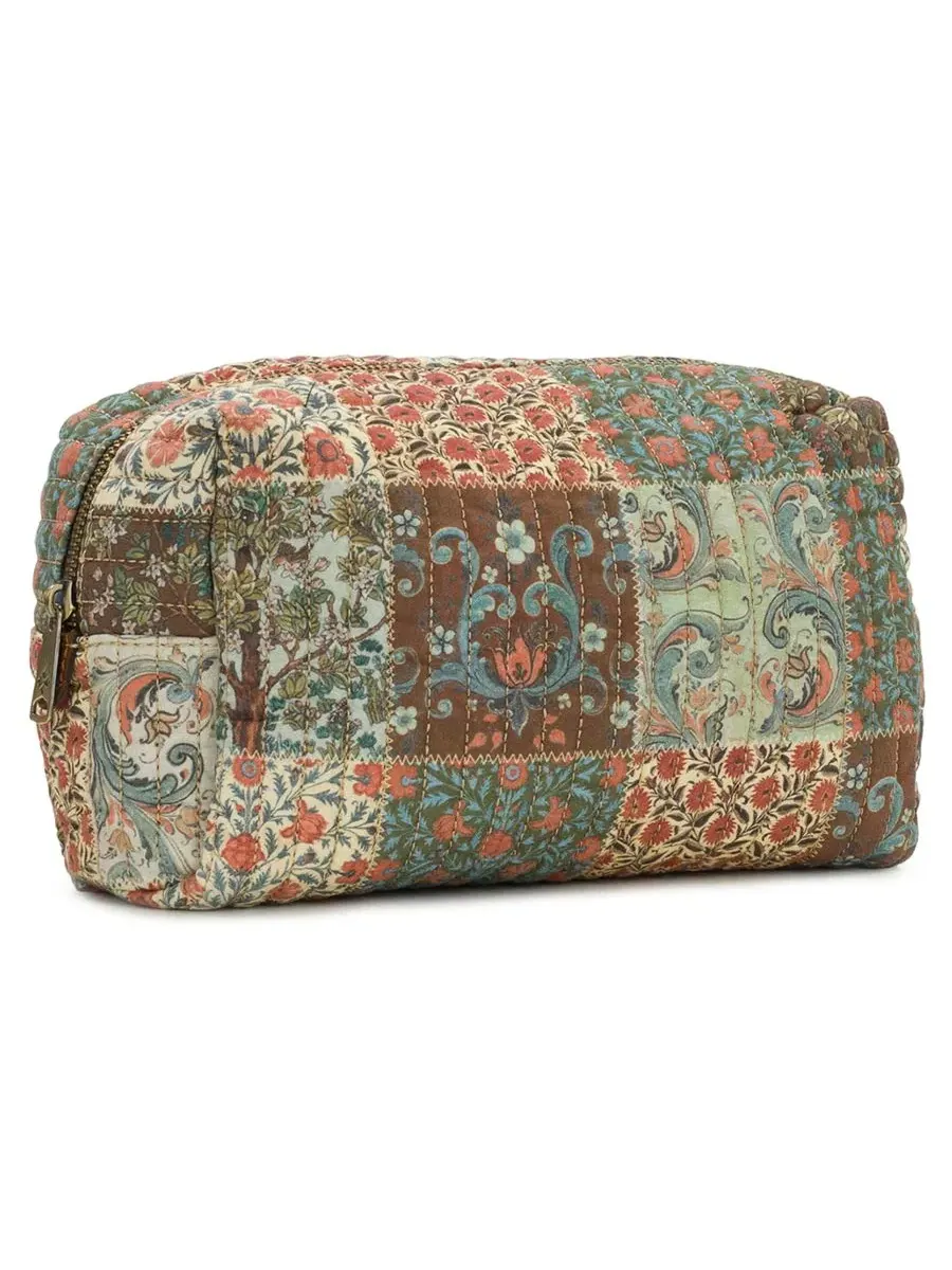 Косметичка Patricia Nash Rune Quilted Cotton, Cotton Nordic Patchwork — изображение 3 из 4