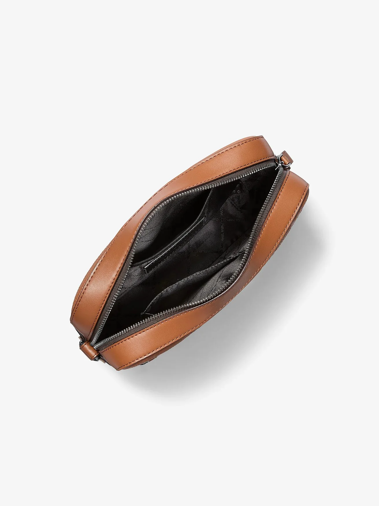 Кожаная сумка-кросс-боди Michael Kors Jet Set с тиснёным логотипом — 2