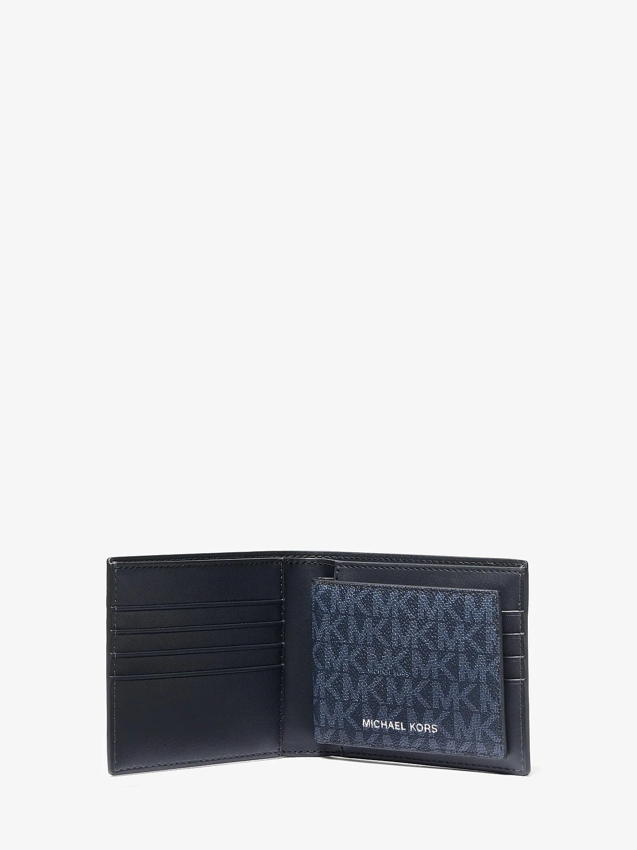 Кошелек Michael Kors Harrison с фирменным логотипом и съемным футляром — 2
