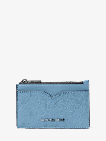 Картхолдер Michael Kors Hudson на молнии с тиснёным логотипом