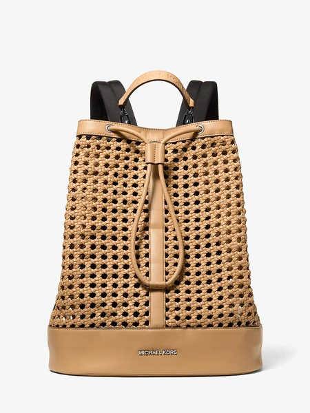 Рюкзак Michael Kors Whitley плетёный, средний