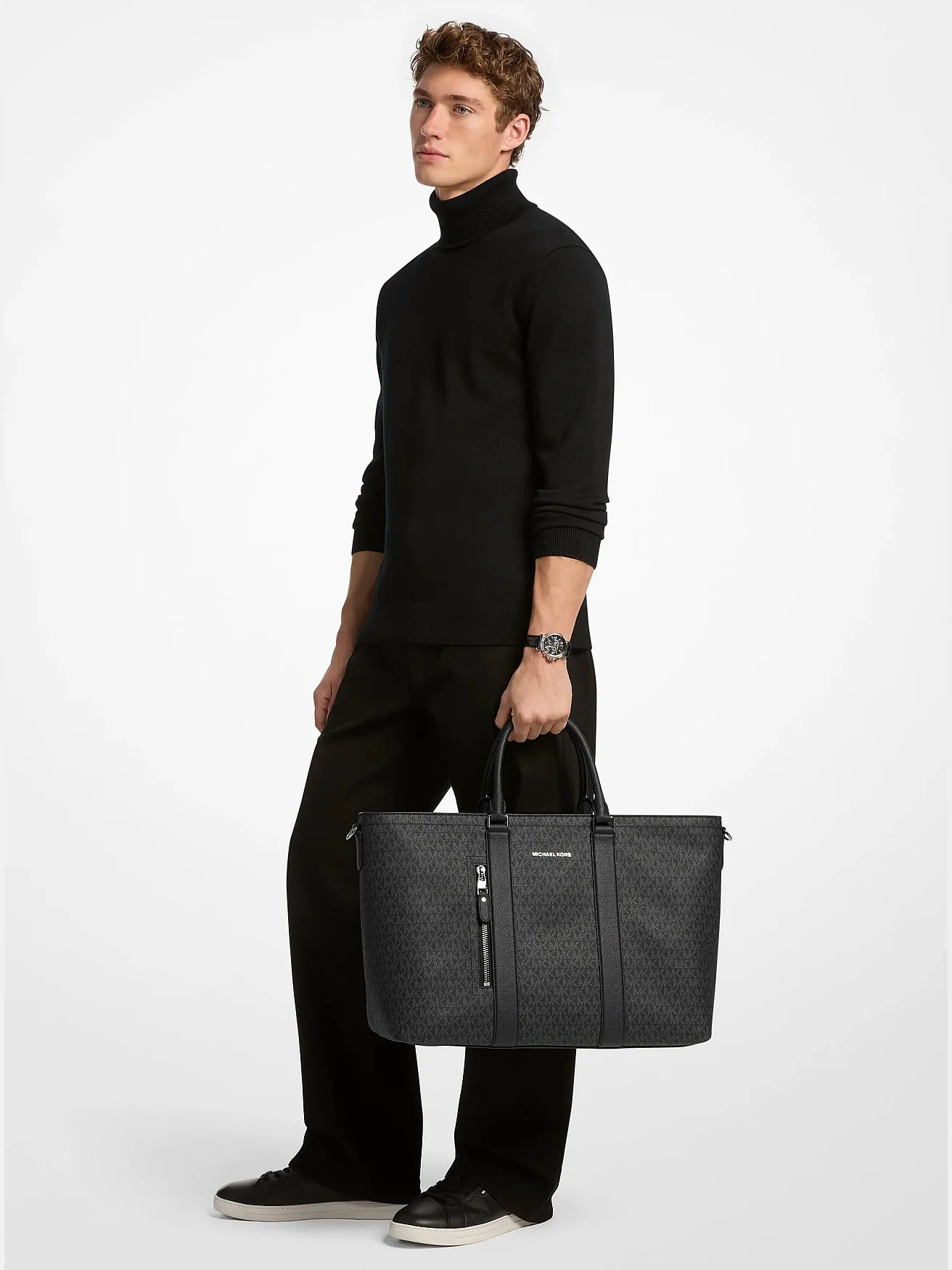 Michael Kors Hudson — сумка-тоут с фирменным логотипом — 3