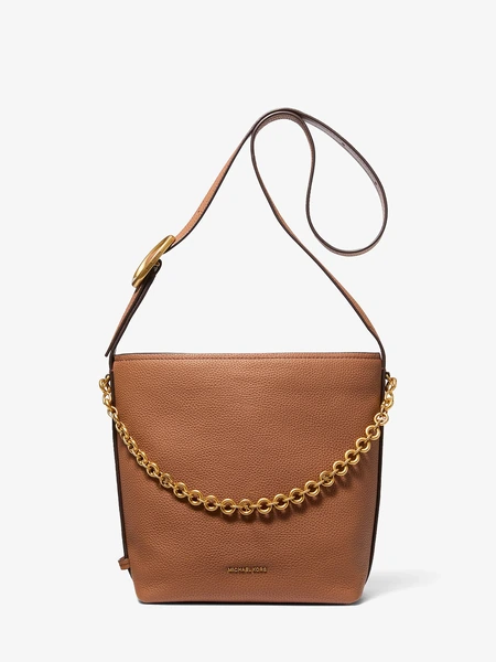 Michael Kors Nolita — сумка-бакет из зернёной кожи