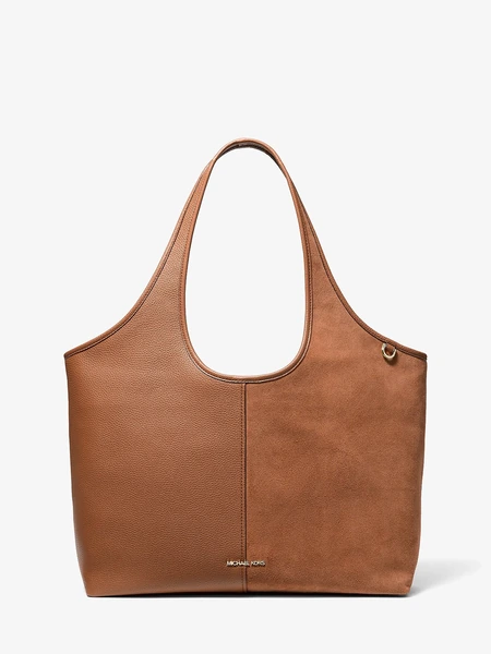 Кожаная сумка-тоут Michael Kors Henly с замшей