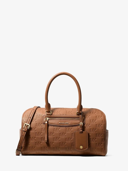 Кожаная сумка-сэтчел Michael Kors Jet Set Travel с тиснёным логотипом