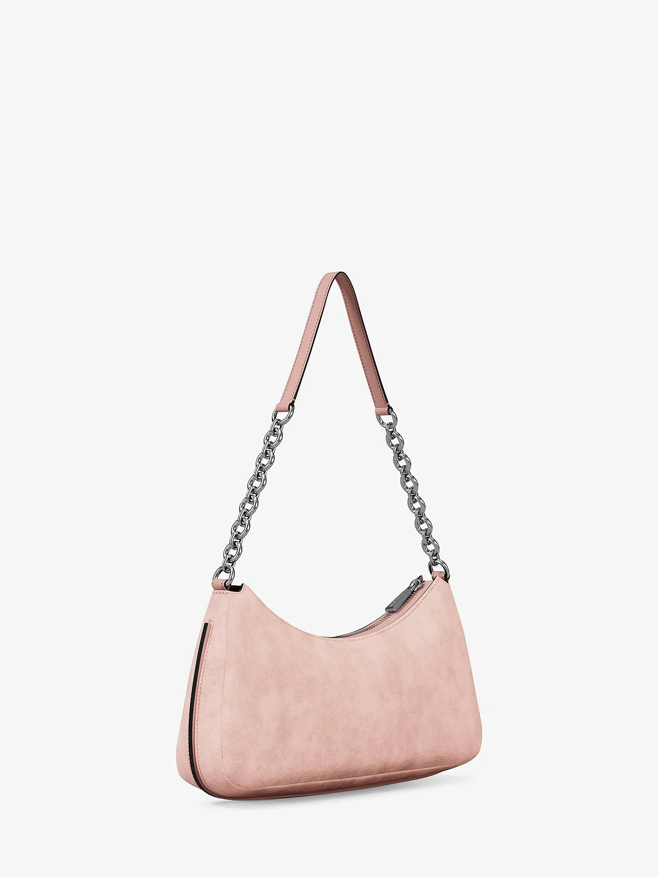 Клатч-пошетт Michael Kors Nolita medium из нубука на цепочке — 3