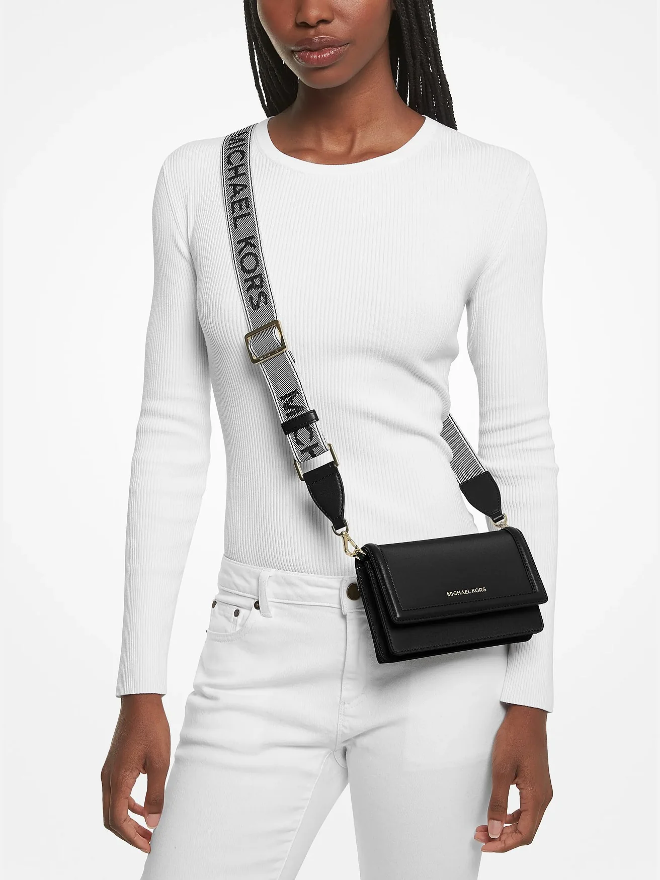 Сумка-кроссбоди Michael Kors Jet Set из нейлона — 3