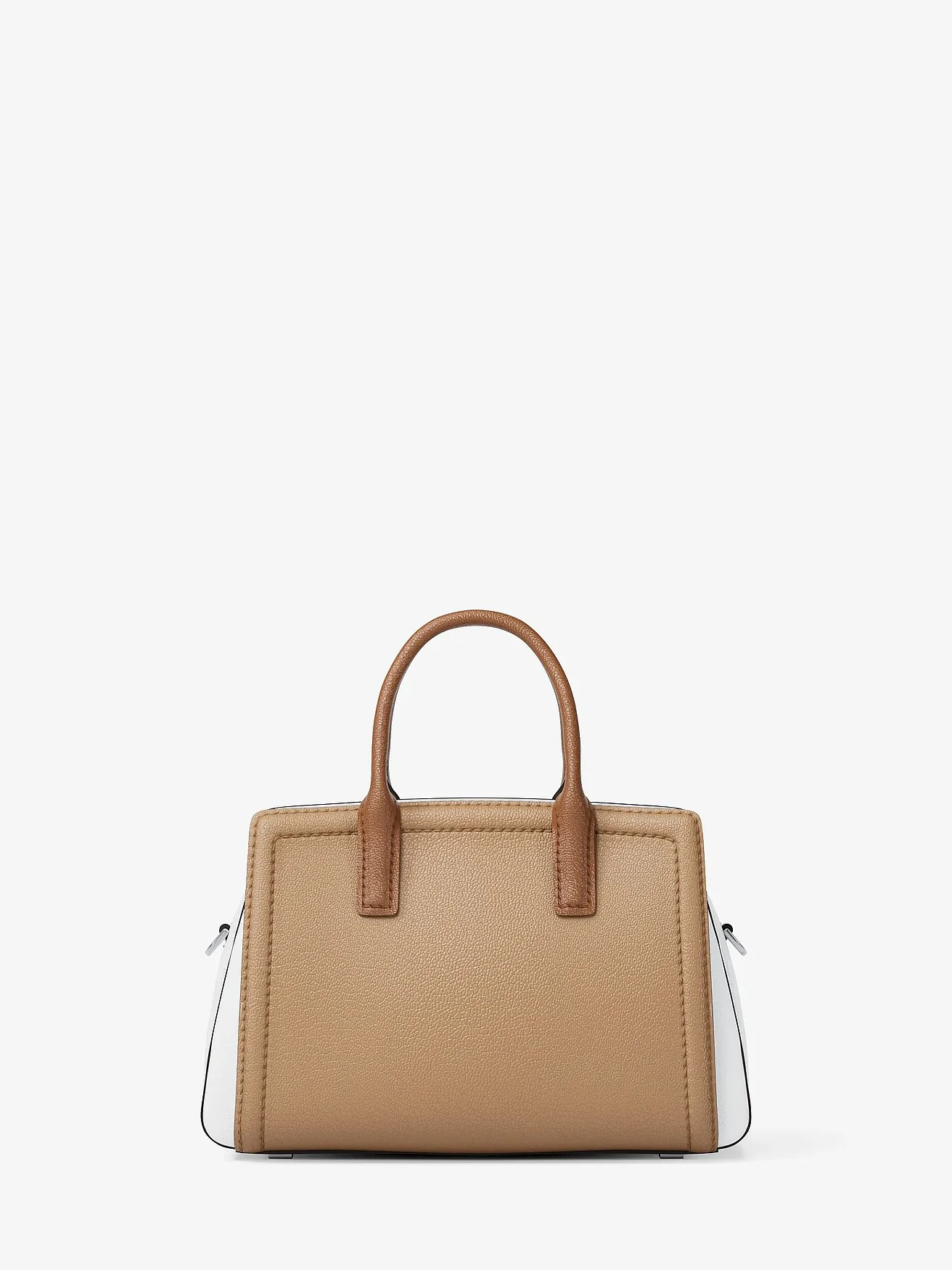 Сумка-сатчел Michael Kors Laila extra-small кожаная, цветной блок — изображение 5 из 5, бежево-мультицветный