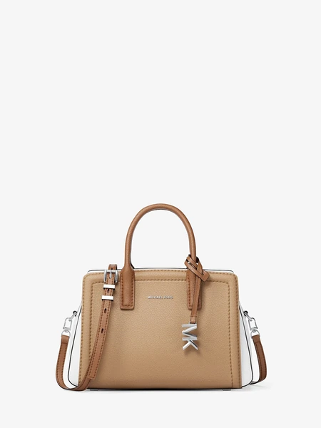 Сумка-сатчел Michael Kors Laila extra-small кожаная, цветной блок