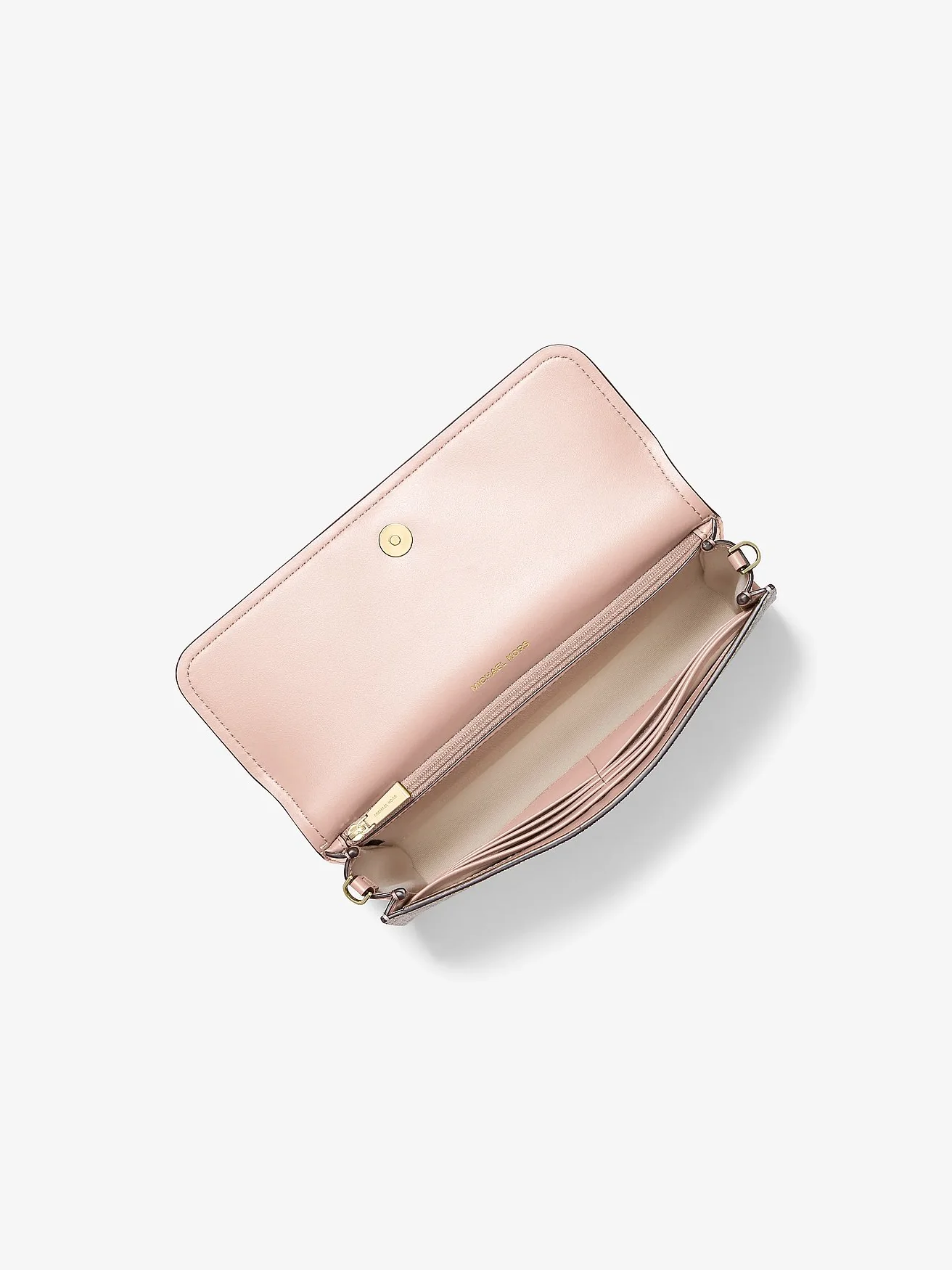 Сумка-кроссбоди Michael Kors Jet Set small для смартфона с фирменным лого — 2